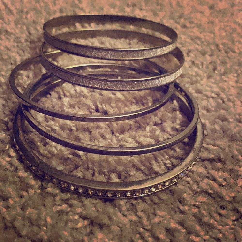 Silver bracelets
